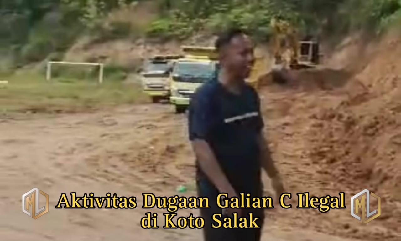Berkedok Bikin Lapangan Bola, Lagi- lagi Galian C Ilegal Kembali Beroperasi