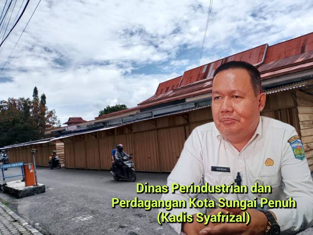 Lapak Penampungan Pedagang Pasar Beringin Disewakan