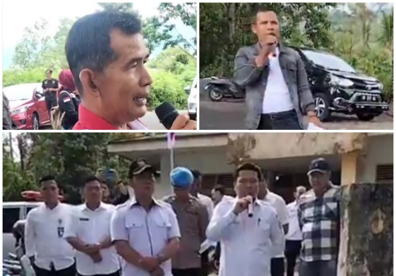 Aksi Damai Ormas dan LSM di Kantor Dinkes Kota Sungai Penuh Soal Dugaan Pungli Dirut RSU MH A Thalib